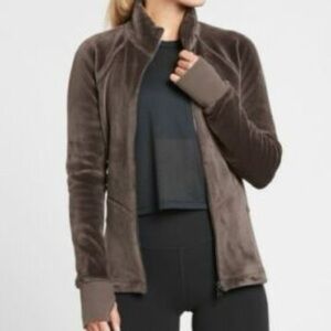 Workshop Republic Clothing Charcoal Teddy Jacket